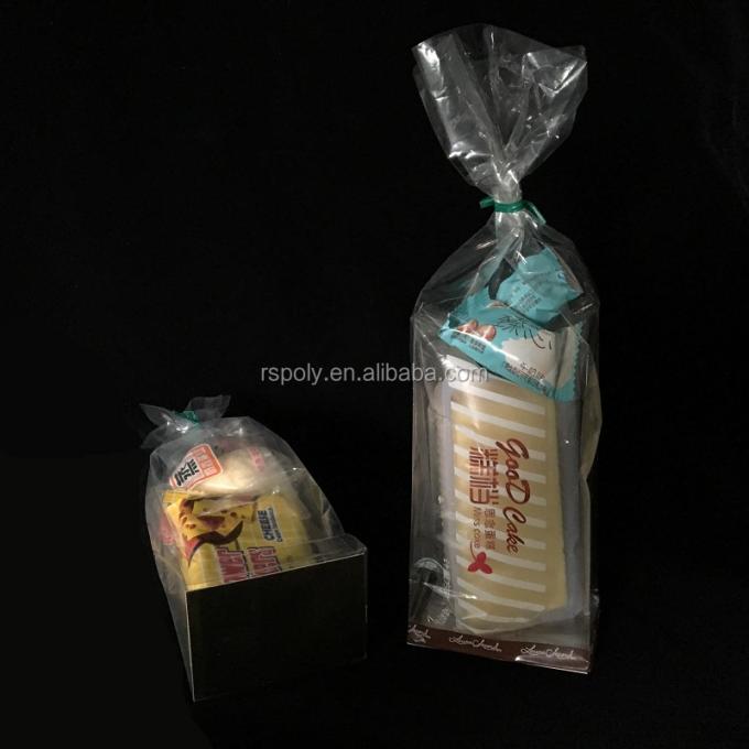 Οι φτηνές πλαστικές τσάντες Opp επίπεδων κατώτατων σημείων συσκευασίας μεταχειρίζονται την τσάντα εύνοιας κόμματος για την τσάντα δώρων βιολοντσέλων αρτοποιείων μπισκότων καραμελών