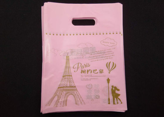 Τεμαχισμένες πλαστικές τσάντες αγορών με την επαναχρησιμοποιήσιμη θερμοκόλληση λαβών Tasteless
